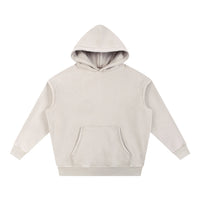 Light Wash Fleece Oversize Hoodie in Mild Apricot, product detail