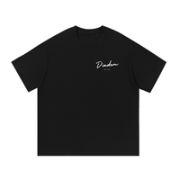 Heavyweight Oversized Cotton Tee - Black